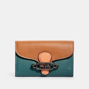 COACH jade wristlet / clutch - like new - comes with wrist strap
